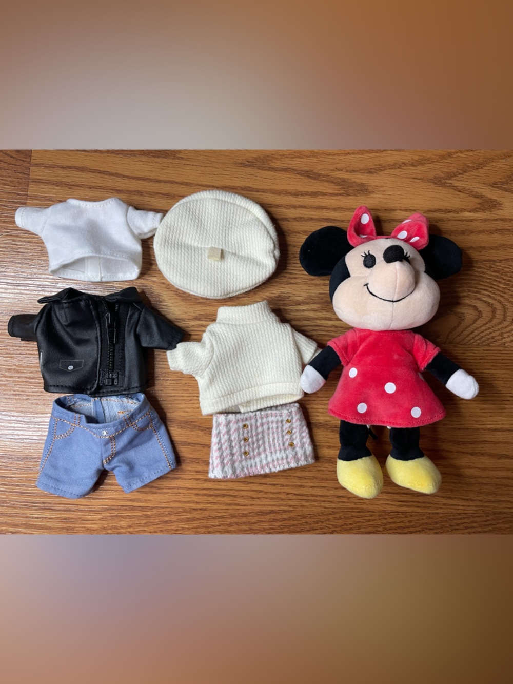 Disney nuiMOs Minnie Mouse Plush + Extra Clothes Bundle Disney Store Outfits